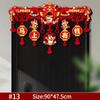 Chinese Spring Festival Couplets  Year Of The Horse Wall Stickers New Year Door Window Stickers Couplet Home Decor