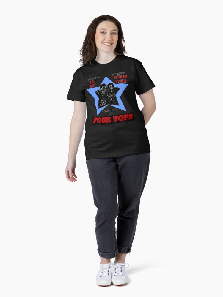 The Four Tops Star Frame Displaying The Four Tops Motown Classic T-Shirt