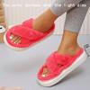2024 Обувь для женщин с открытым носком, женские тапочки, домашние теплые тапочки, женские тапочки с круглым носком на плоской подошве, обувь больших размеров, женская, Zapatos Mujer