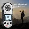 Цифровой анемометр Анемометр для переноски Измеритель скорости воздуха для измерения температуры охлаждения ветра Анемометр Термометр для фотографирования