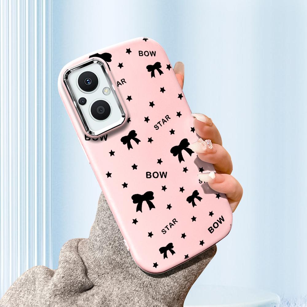 Для Vivo V23 V25 V27 V29 V30 Y27S Y28 Y33S Y36 Infinix Hot30I Hot40 Tecno Spark20 Мультяшный Черный Кот Серебристый Край Мягкий Жидкий Силиконовый Защитный Чехол