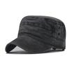 Fashion Men's Military Hat Spring New Visor Made Old Washed Flat Top Hat Hat