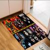 1PC Famous rock band Carpet Floor mat, Anti-slip mat Chair rug For livingroom,Bedroom, doormat home decor Gift Christmas Gifts