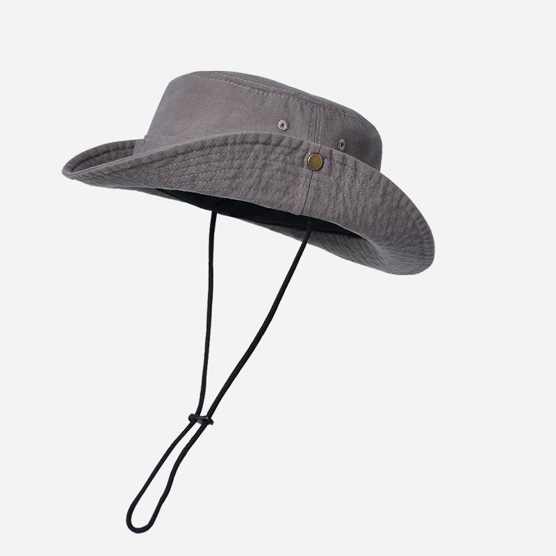 Women S Cotton Denim Style Fisherman Hat Summer Outdoor Sun Protection Hat