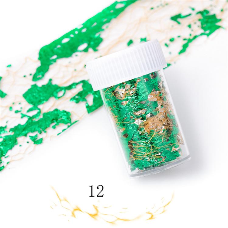 1 шт., 3D сетчатая наклейка для ногтей, золотистая, серебряная сетчатая лента на ногтях, голографический клей, шелковая фольга, украшения для дизайна ногтей, лаковые наклейки 4*50 см