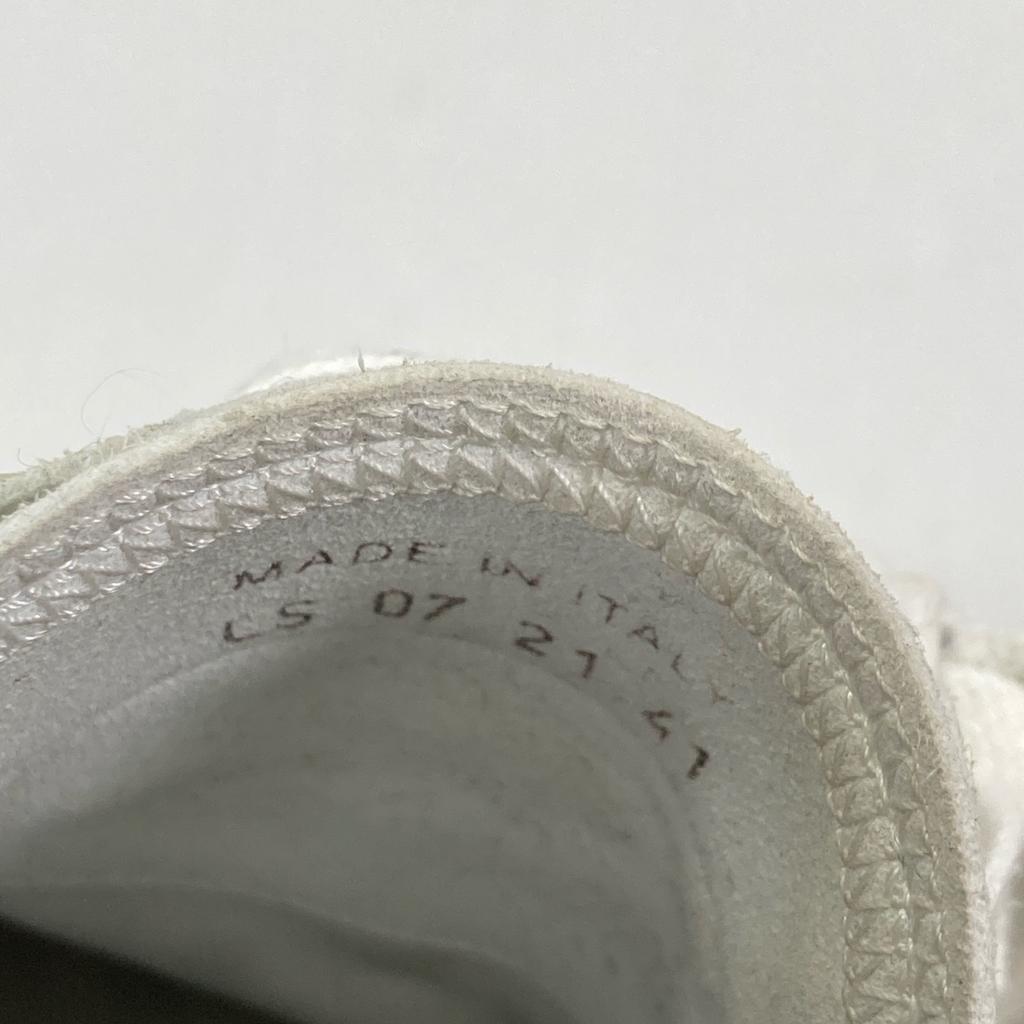 Dior LS0721 Oblige Low Top Shoes 41 Gray / whiteUsed