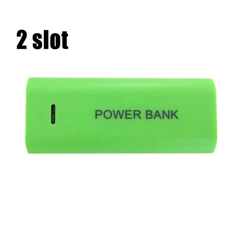 НОВЫЙ! Портативный корпус для Power Bank Сделай сам 2 ячейки 18650 Батарейный бокс Для зарядки смартфона 5V 1A Для батареи 18650 Со световым индикатором