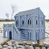 Medieval Miniature Building Terrain,Residential Gift Layout Tabletop Gaming Terrain for
