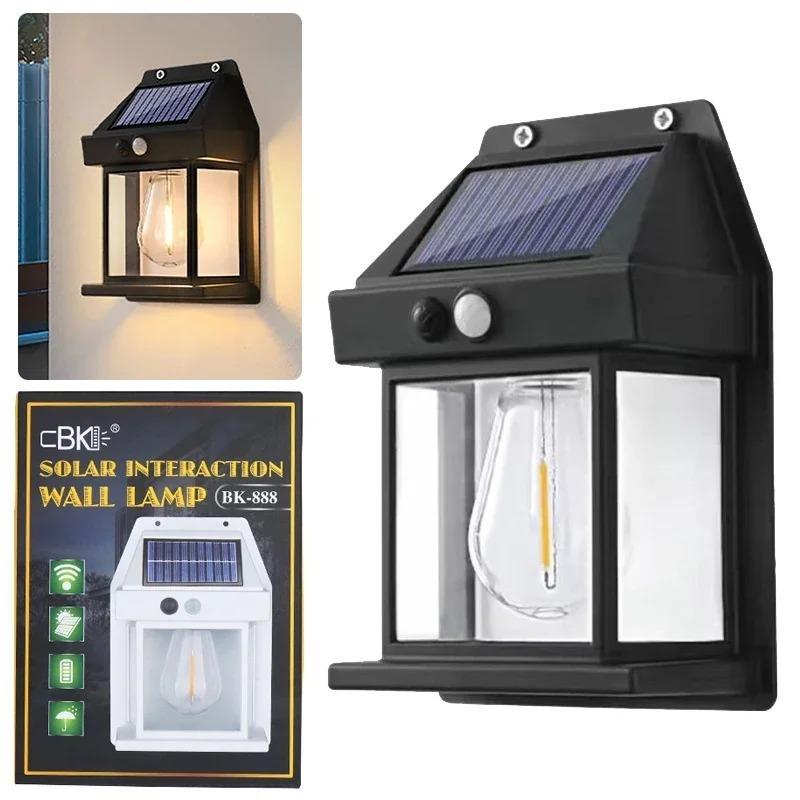 2000LM светодиодный солнечный светильник настенный светильник с датчиком движения двор садовое украшение водонепроницаемый солнечный свет солнечная энергия дворовые фонари наружное освещение