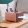 Creative Plastic Multifunctional Tissue Box Remote Control Storage Tissue Box Dust-proof Tissue Canister Desktop Storage Box
