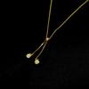 Ожерелье с подвеской в виде буквы NO Tassel Temperament для женщин Niche Sense Simple Collarbone Chain для женщин