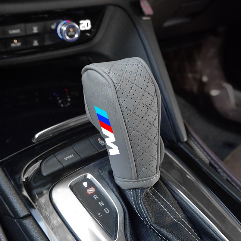 CMU2 PU Car Shift Handle Cover+Auto Non-slip Hand brake Cover For BMW M M3 Performance F20 F40 F22 F30 E90 F32 F06 F07 F46 E60 M5
