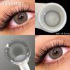 FUNSACHY 1 пара контактных линз натурального цвета для глаз, коричневые линзы для зрачков, косметические зеленые контактные линзы, линзы нового цвета