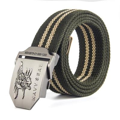 Поясной ремень из американской парусины «Морские котики» Мужской кожаный ремень