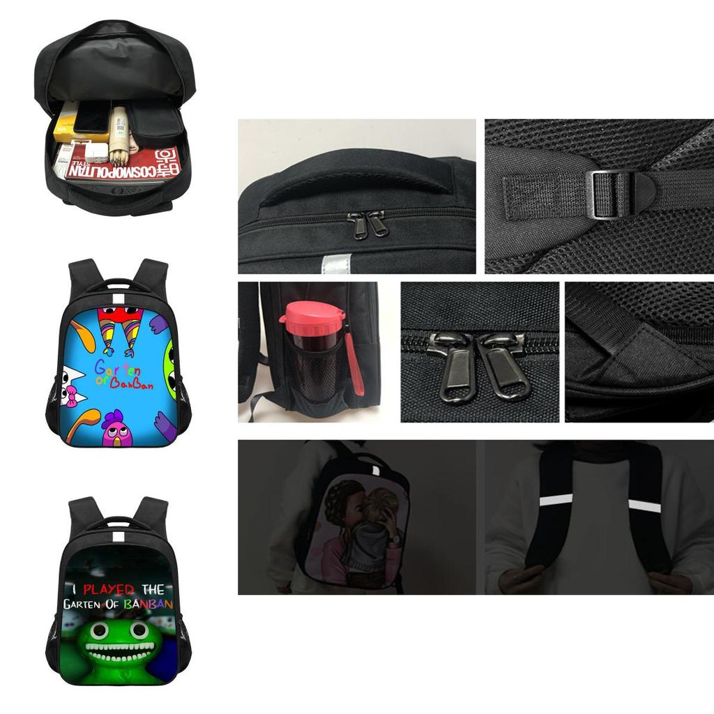 Garten Of Banban 14in Backpack School Bag Waterproof Student Travel Gifts