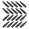20Pcs Shaver Brush Multifunctional Soft Bristle Durable PP Comfortable Handle Razor Brush for Appliance Computer