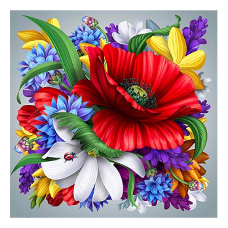 5D Diy алмазная живопись цветок роза вышивка крестиком полная круглая дрель вышивка Алмазная мозаика картина из страз Декор подарок