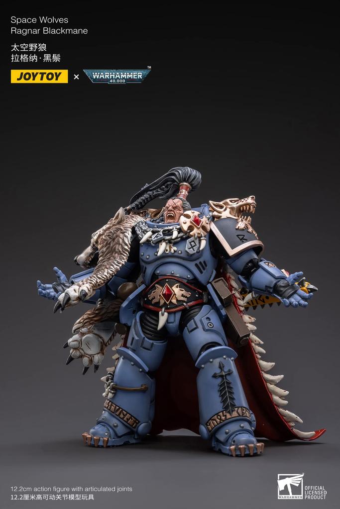 BLOOMAGE JOYTOY Tech Warhammer Space Wolf Рагнар Блэкман Масштабная фигурка (Пекин) 40К 118