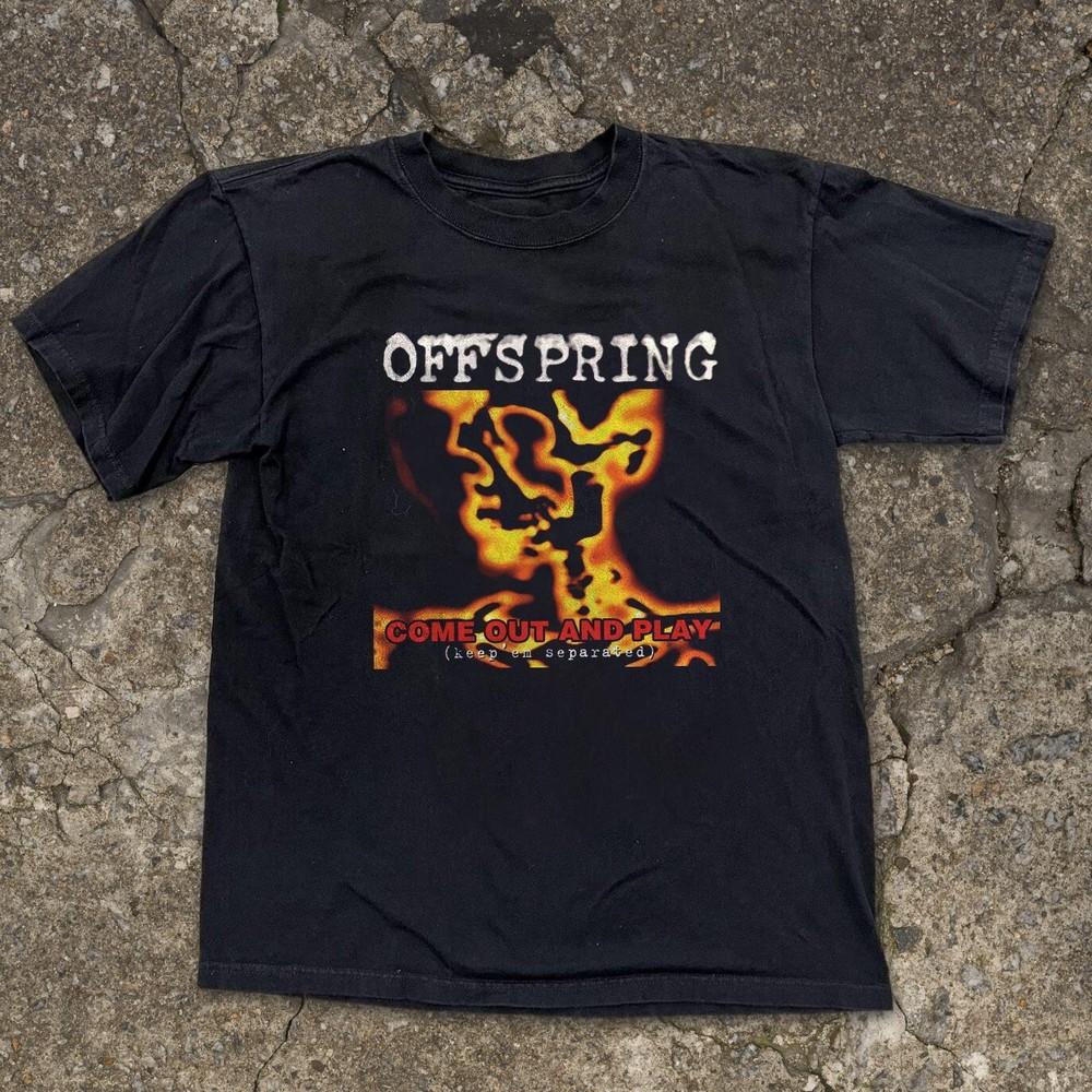 The Offspring Tee Come Out and Play Unisex Black T-shirt Size S-5XL Unisex T-Shirt