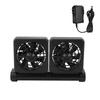 Mini Double Head Adjustable Fish Tank Aquarium Cooling Fan Hang On Chiller