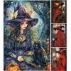 5D DIY Полная квадратная выкладка Алмазная живопись Ведьма Набор Домашнее украшение Искусство Ремесло