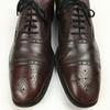 80s-90s Vintage Church's Three Cities Semi Brogue Business Shoes Burgundy Size 11D / 27.5-28.5cm Men's(USED)