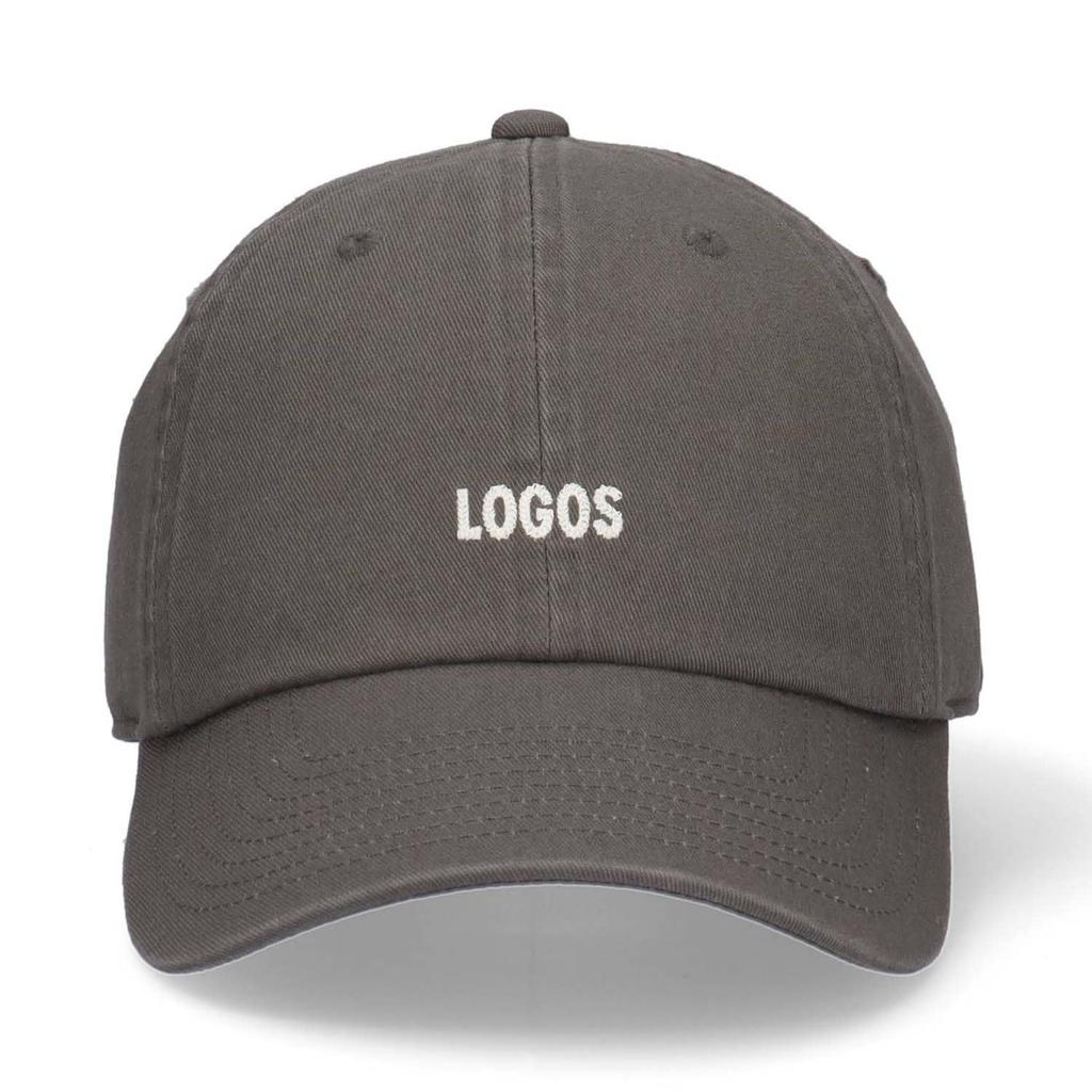 LOGOS Базовая хлопковая кепка с логотипом (Темно-серый)