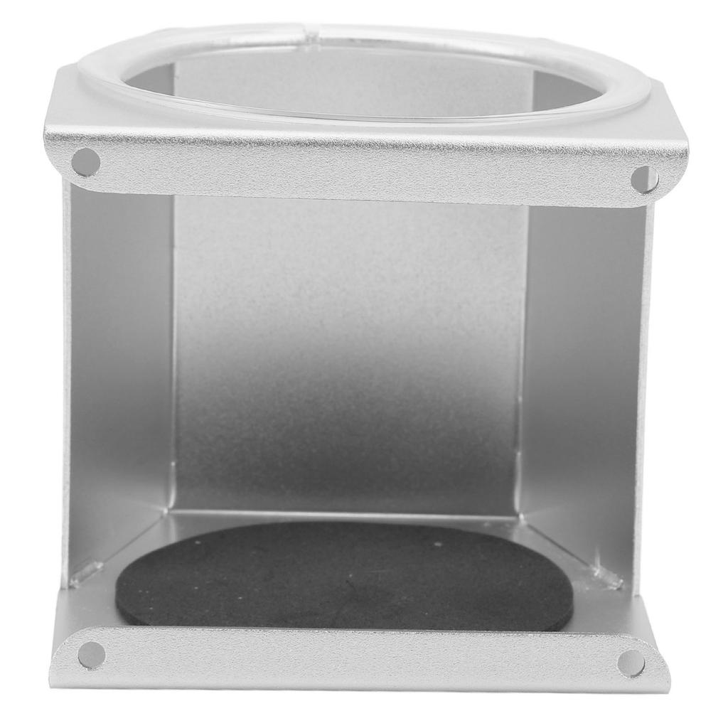 RV Cup Holder Aluminum Alloy Noise Reduction Multifunctional Water Bottle Beverage Holder for Boat Motorhome Silver