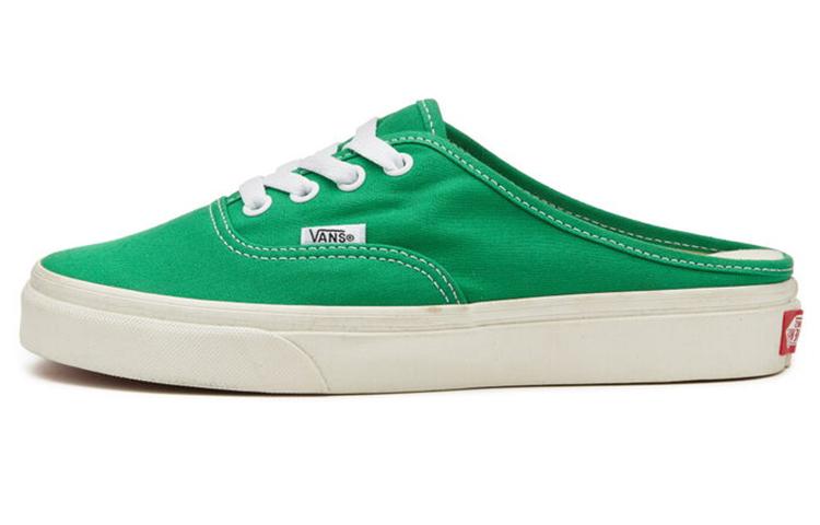 Мужские мюли Vans Mule Канвас Устойчивые к истиранию Дышащие Низкие Скейтбордические туфли Унисекс Зеленый