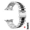 Металлический ремешок для Apple Watch Band 46мм 42мм 44мм 40мм 45мм 41мм Браслет из нержавеющей стали iWatch Серия 10 9 8 7 6 SE2 Ultra 49мм