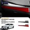 Наклейка из настоящего мягкого углеволокна для Renault Fluence Megane RS 2009 2010 2011 2012 2013 2014 2015 LHD RHD Накладка на приборную панель