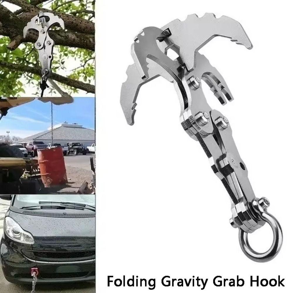Многофункциональный складной гравитационный крюк-кошка спасательный крюк автомобильная тяга