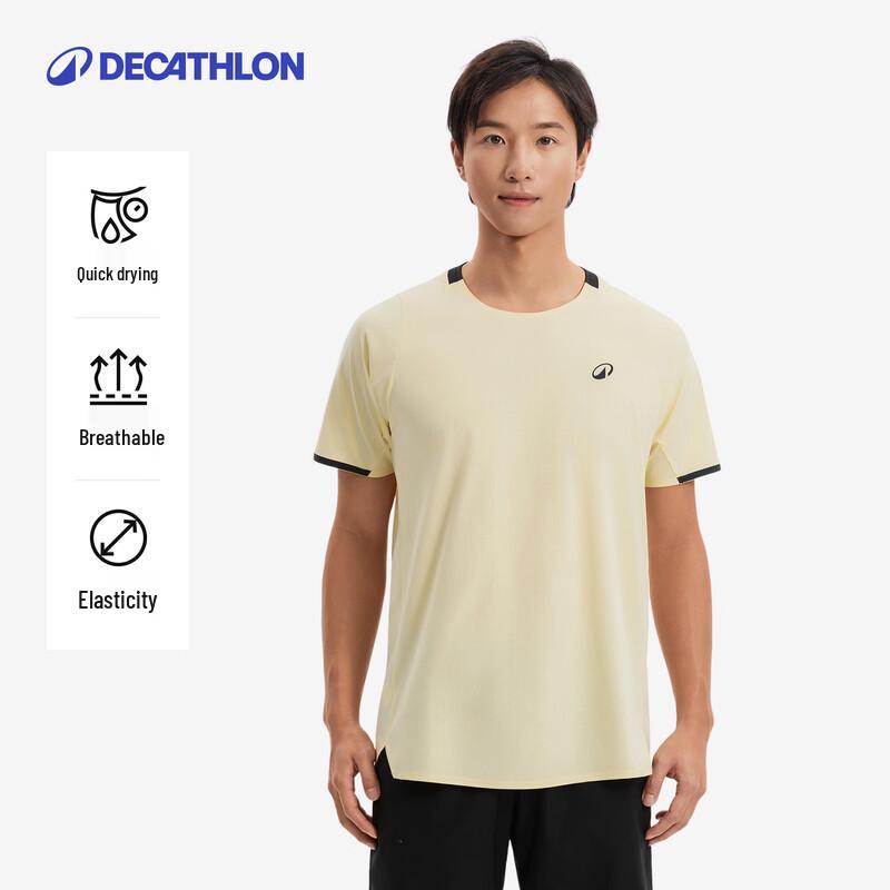 Мужская быстросохнущая футболка для тенниса Decathlon