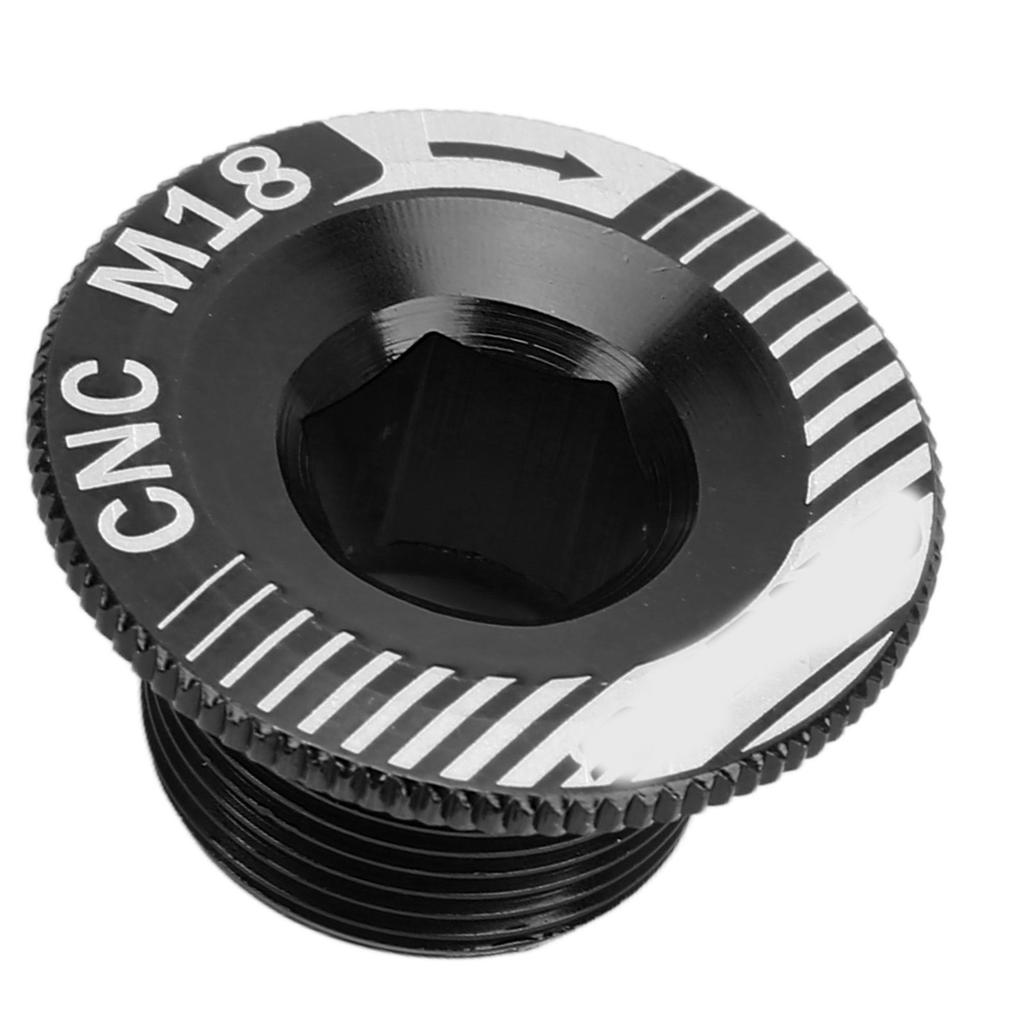 Винт для крепления шатуна велосипеда из алюминиевого сплава M18, болт для крепления шатуна велосипеда M18, черный