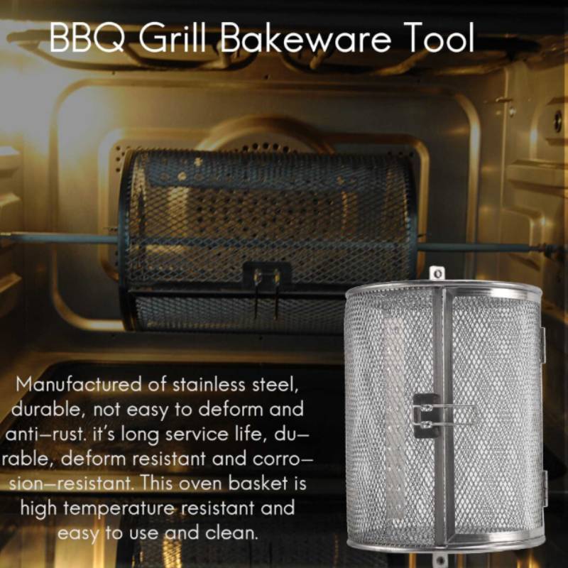 Multifunctional Stainless Steel Roasting Grid With Easyclean Features For Nut And Grain Baking