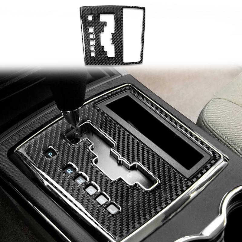 For Chrysler 300 300C 2008-2010 Carbon Fiber Central Gearshift Display Panel Cover Car Accessories Interior Decorative Stickers