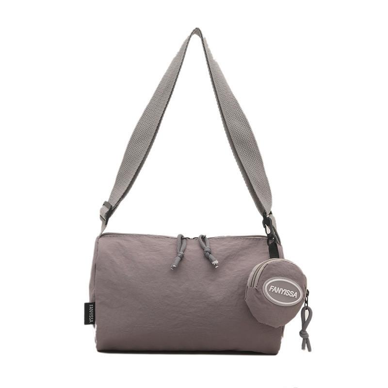Simple Solid Color Large Capacity Lightweight Women Casual Crossbody Bag For Daily Use