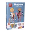 Kit Magnétique - APLI KIDS - Le Corps Humain - 63 Jetons - 15 Fiches - 28 X 18 Cm