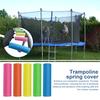 10Pcs Trampoline Spring Cover Waterproof UV Resistant EVA Outdoor Courtyard Trampoline Spring Foam Sleeve Colorful Protector Tube Trampoline