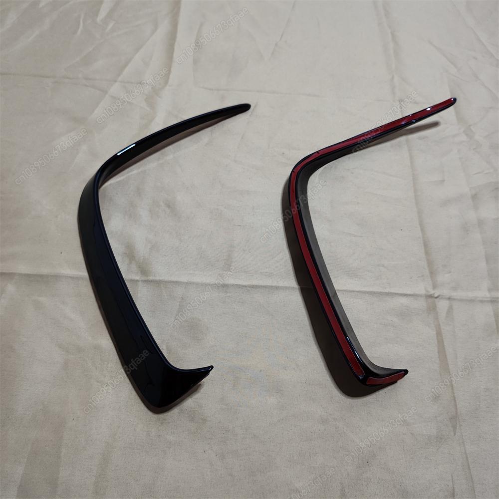 Rear Bumper Lip Spoiler Splitter Canards For Mercedes Benz W176 A200 A250 A260 A45 AMG 2013-2018 Hatchback Black Body Kit Tuning