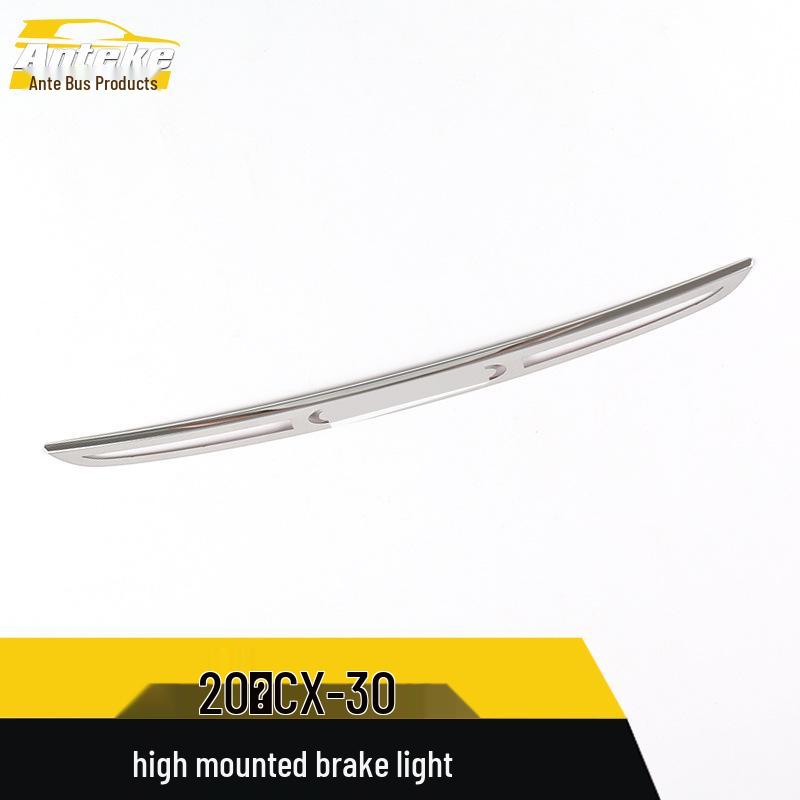 Compatible Rear Brake Light Trim for 2020 CX-30 - Enhances High-Mounted Brake Light and Anti-Tail Warning Visibility.