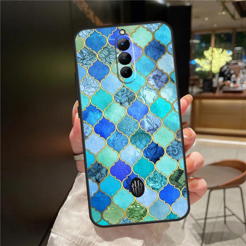Чехол с марокканским узором для ZTE Nubia Red Magic 11 10 8 8S 9 9S 10S Pro Plus 6 7 6S 7S Для RedMagic 10 Air Чехол