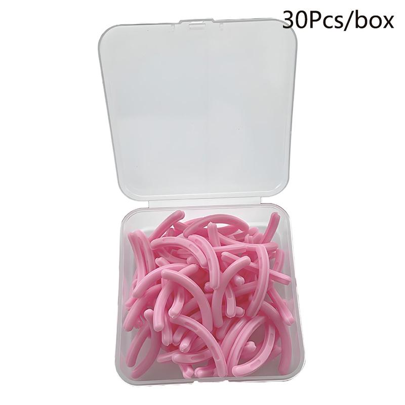Цветной керлер для ресниц Заменить резину 30 шт./коробка Черный Белый Синий Эластичные сменные резиновые полоски для керлера для ресниц Аксессуары