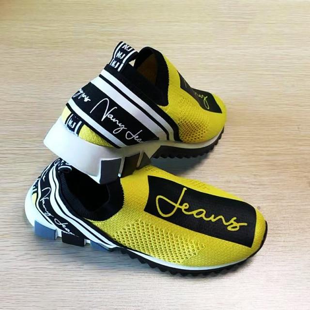 2025 унисекс парная обувь слипоны женские кроссовки дышащие носки женская обувь