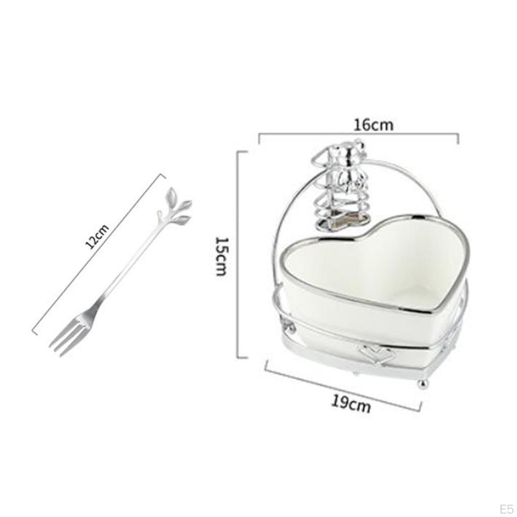 Dessert Cake Plate, Snacks Basket, Ceramic Condiment Dish Caddy, Nordic Cookies Jar Serving Platter