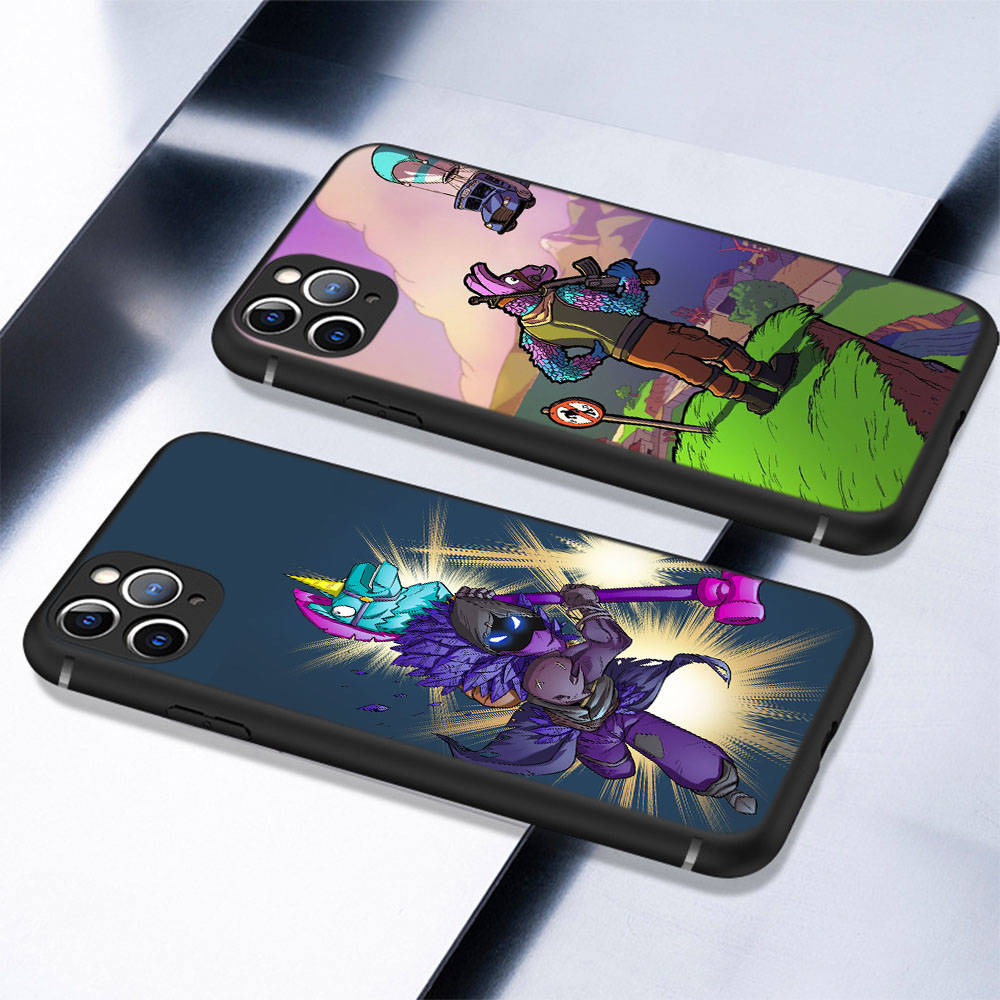 Чехол RT91 Fortnite Play для Xiaomi Poco X6 X4 M5 M6 F5 F6 C65 C55 C50 C51 C40 Redmi Note 7 8 14C A3X 13C 12C 11 10A 9C Pro черный мягкий чехол