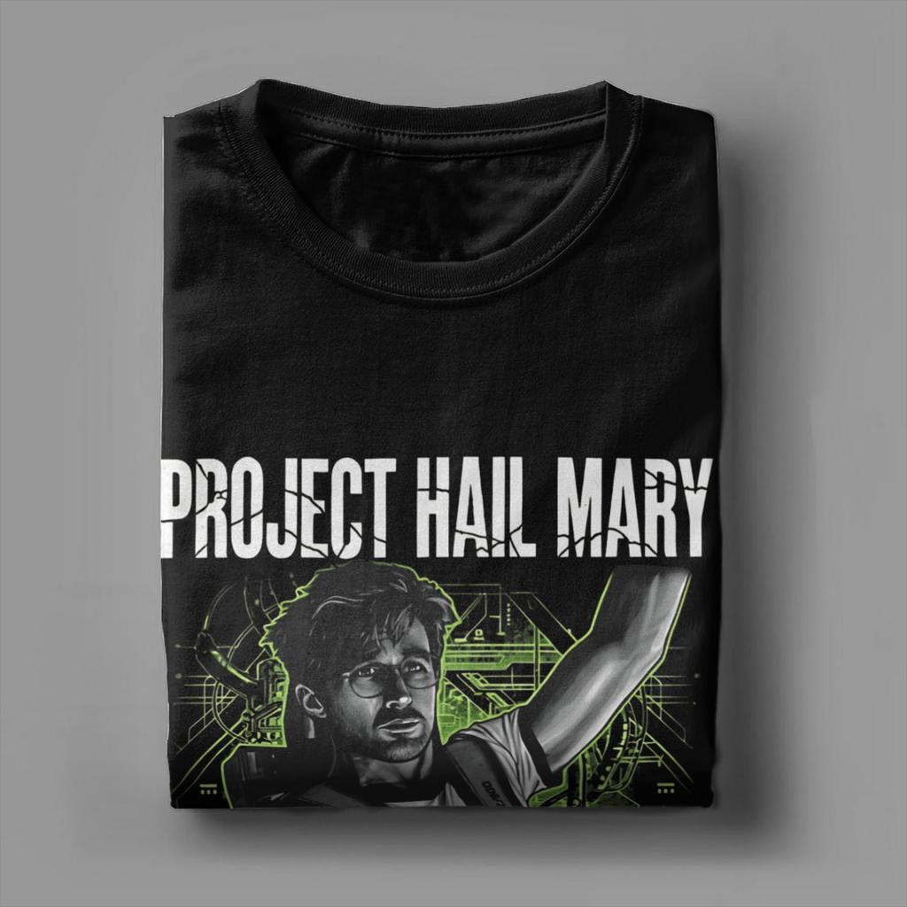 Harajuku T Shirt Project Hail Mary Sci Fi Graphic 100 Cotton TShirts  Hip Hop Tshirt for Unisexs Beach Y2K Casual Design Top Tees