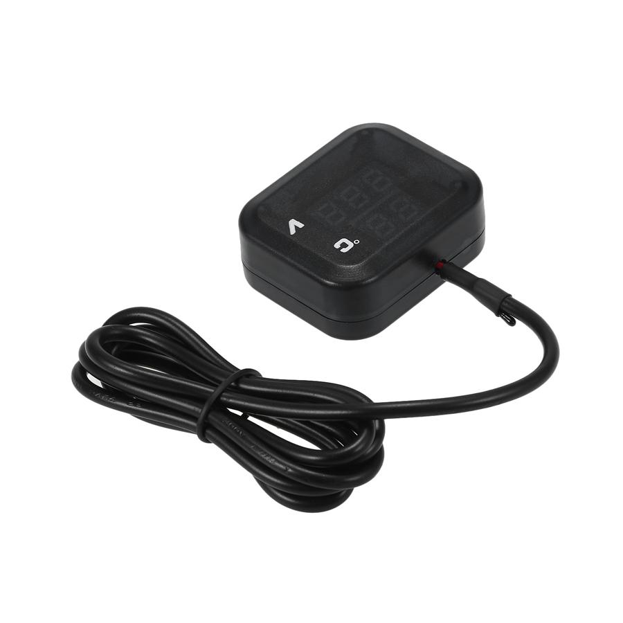 Цифровой мотовольтметр, термометр, датчик температуры, напряжения, светодиодный дисплей синего и красного цвета