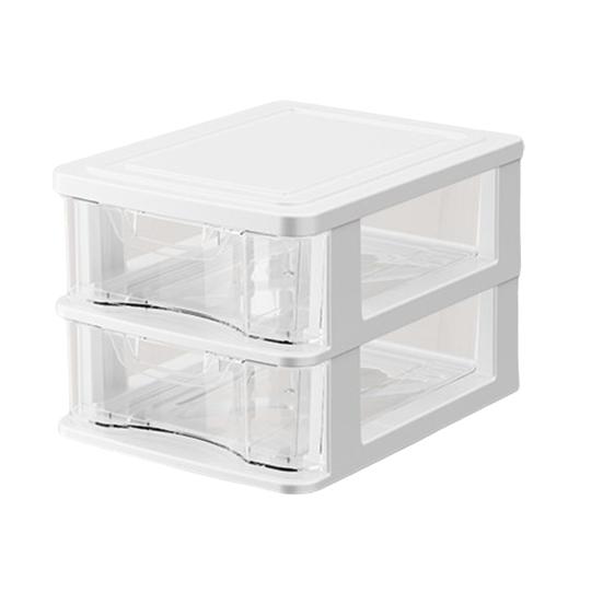 Ящик для хранения косметики, прозрачные принадлежности для спальни с ручкой, ящик для хранения мелочей, контейнер, прочный контейнер для хранения предметов