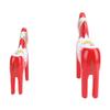2pcs Hand Painted Swedish Wooden Horse Figurine Dalecarlian Horse Ornaments for Home Wedding Supplies